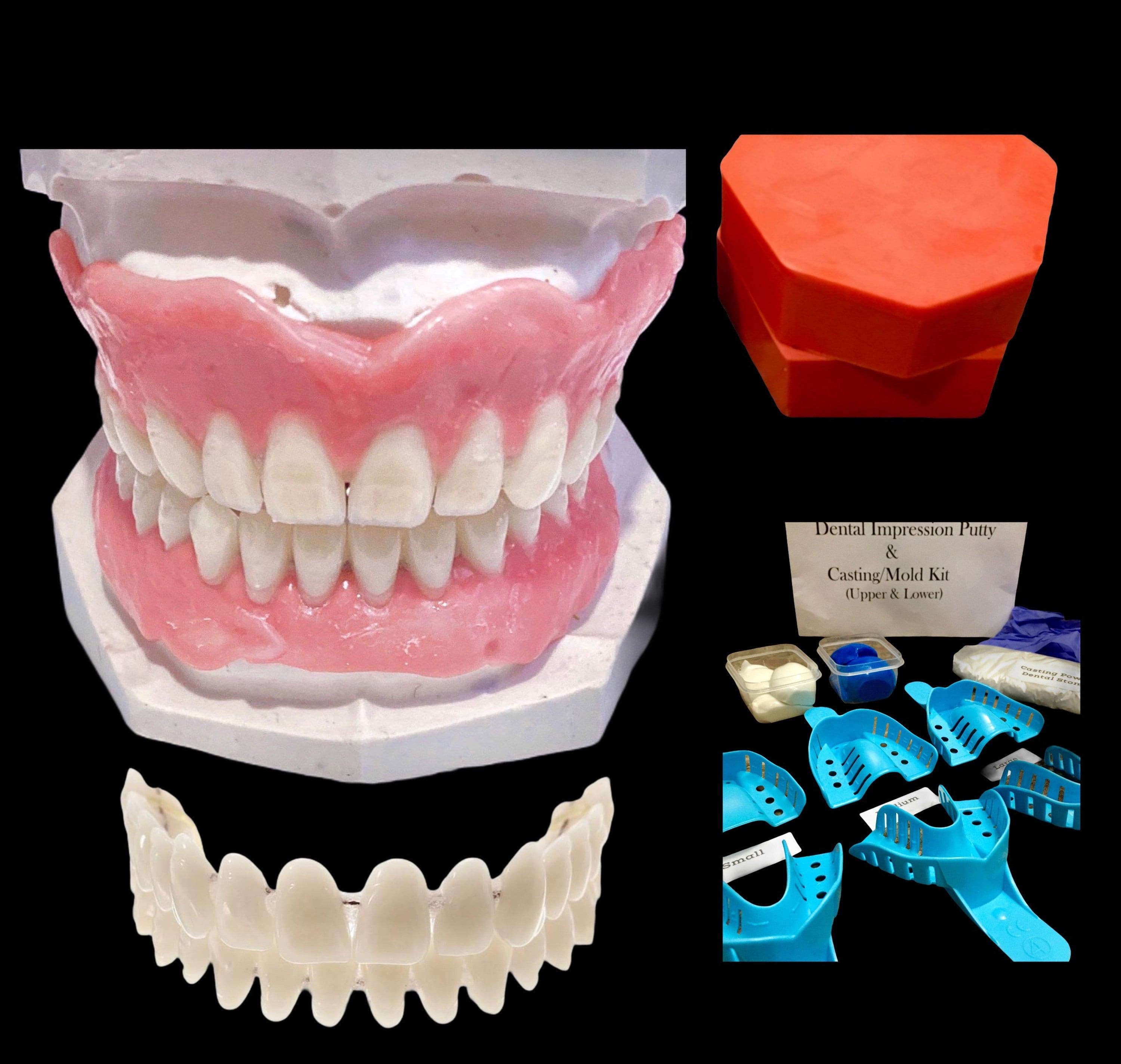 Dental Teeth Impression Putty Material Teeth Molding Kit Crown Tooth  Aligners Retainer Veneers Denture Treatment Consumables